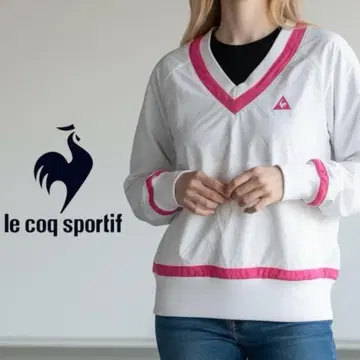 J530 le coq sportif 리버서블 V넥 풀오버