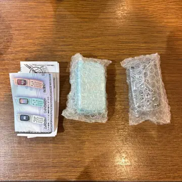 휴대폰 가챠가챠 라이트 블루 블랙 세트