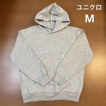 미사용 새상품 유니클로 맨투맨 오버 사이즈 풀 후드티 M