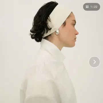 CLANE 클라네 KNIT HAIR BAND 니트 헤어밴드 화이트