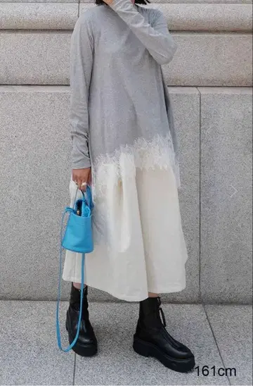 MACHATT 헤임 레이스 롱T 그레이 마챗