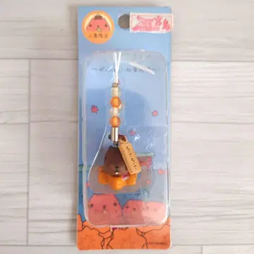 히로시마 한정판 카피바라 씨 가후가후 단풍만쥬 참 스트랩