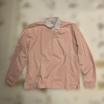 NOAH 핑크 긴팔 피케 셔츠 M 사이즈