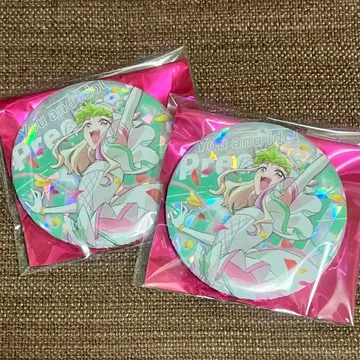 너와 아이돌 프리큐어 드림 스테이지 큐어즈큔 캔뱃지 2점