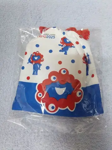 오사카 만박 회장 한정판 먀쿠먀쿠 복조리 사탕 포함 미니 간간구슬