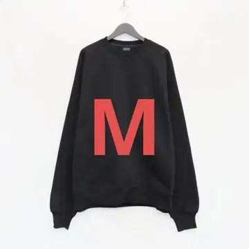 DAIWA PIER39 테크 스웨트 크루 M 블랙 맨투맨