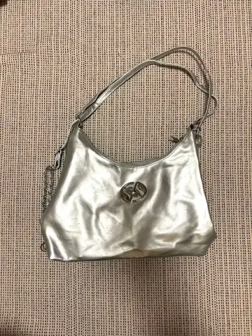[ Y2K ] 실버 핸드백