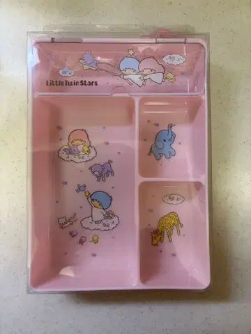 익일 배송 미개봉 새상품 리틀트윈스타 키키라라 뚜껑 포함 트레이