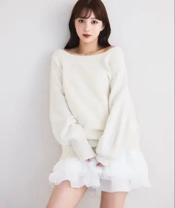 새상품급 eimy istoire FOX 니트 풀오버