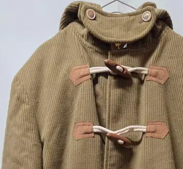 코듀로이 더플 코트 양모 100%