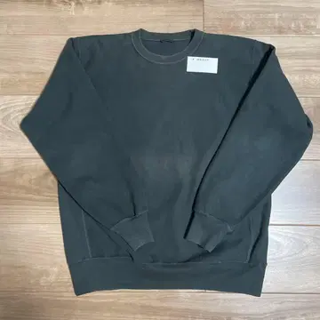 AURALEE SUPER MILLED SWEAT P/O 블랙 size 4