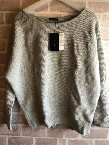 ROSSO 그레이 니트 스웨터 프리 사이즈