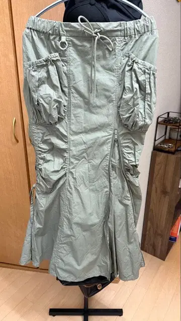 SLY 카키 플레어 스커트 카고 스커트 사이즈 2