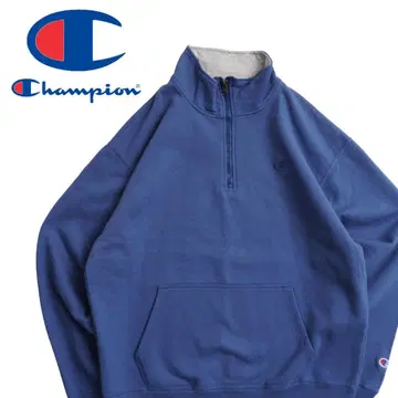 Champion 00s 하프 지퍼 맨투맨 2XL 네이비