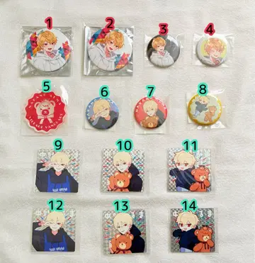 나카노 아루마 캔뱃지 캔거울 스티커