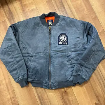 미사용 산토리 BOSS MA-1 유즈드 가공 보스점퍼