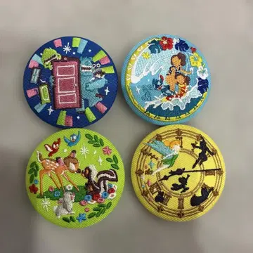 디즈니 자수 캔뱃지