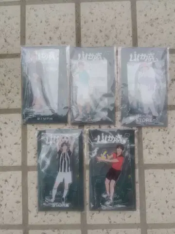 새상품 LiI 칸사이 아크릴 스탠드 5개 세트 기타 캐릭터