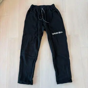 캡틴스 헬름 블랙 스웨트 팬츠 남성용 M