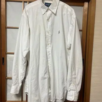 랄프 로렌 긴팔 화이트 셔츠