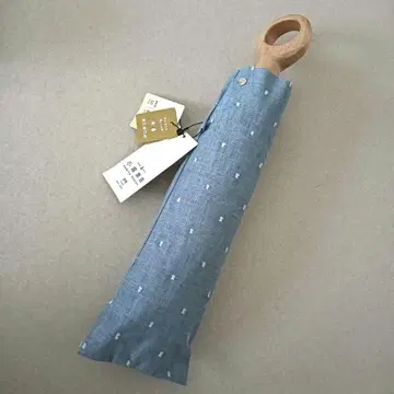 [ 미사용품 ] 코미야 상점 접이식 우산 1급 차광 우천 겸용 자수