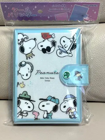 [ 새상품 ] 스누피 씰북 씰 바인더 PEANUTS