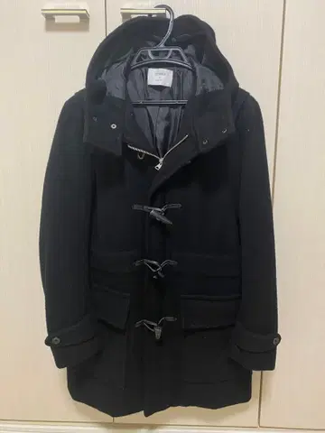 STUDIOUS 블랙 더플 코트 사이즈 2