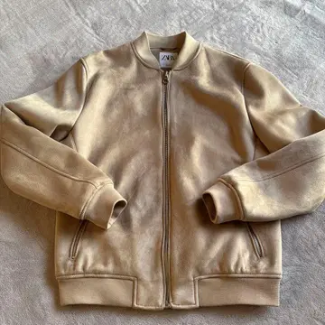 ZARA 베이지 집업 자켓 M