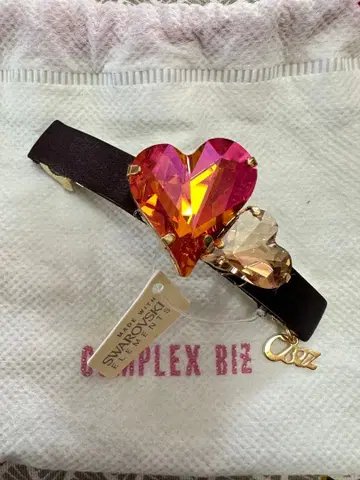 컴플렉스 비즈 스와로브스키 머리핀