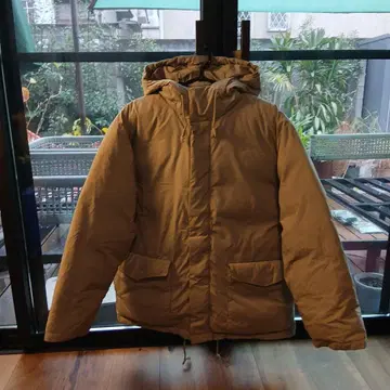 BIGI 베이지 다운 자켓 후드 부착