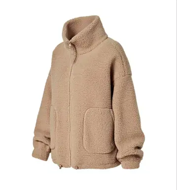 젝시믹스 쉘파 하이넥 점퍼 탄베이지