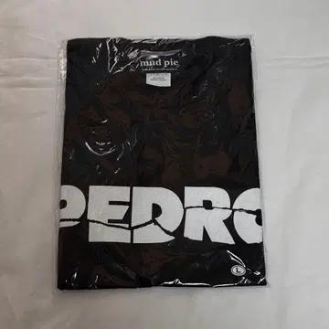 미개봉 새상품 mud pie PEDRO 로고T셔츠 L 사이즈 블랙