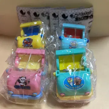 키즈 라이드 미니어처 4종 미개봉 새상품 가챠 캡슐 토이