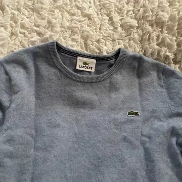 LACOSTE 라코스테 라이트 블루 긴팔 스웨터