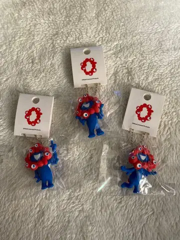 미야쿠미야쿠 입체 PVC 키링 볼체인 3체 세트