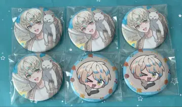 니지산지 마네키네코 캔뱃지 히바치 마나