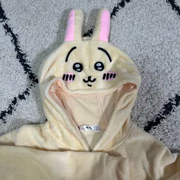 토끼 후드 부착 룸웨어 L