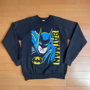 80s FRUIT OF THE LOOM BATMAN 래글런 맨투맨