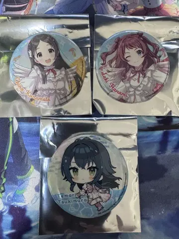 학마스 하츠보시 수족관 선샤인 수족관 사키 치나 테마리 오로라 캔뱃지