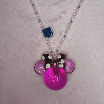 Disney 빛나는 펜던트 미니 핑크