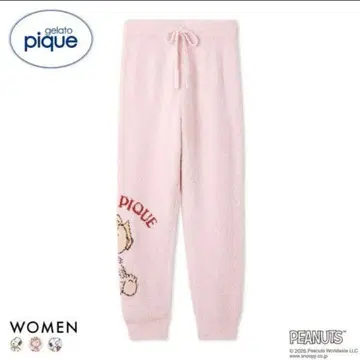 미사용 완판 젤라피케 여성용 PEANUTS 오리지널 자카드 롱 팬츠
