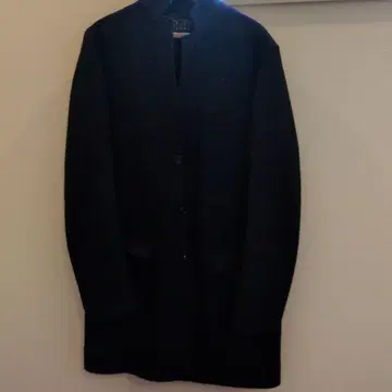 TOMORROWLAND BLUE WORK 블랙 체스터 코트