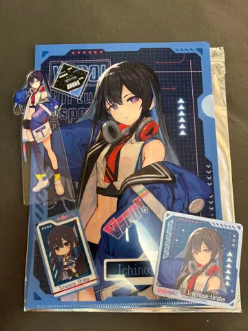 GIGO 이치노세 우루하 아크릴 스탠드 파일 코스터 세트