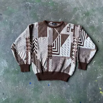 KENSINGTON 니트 이탈리아제 기하학 패턴