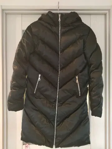 RESTIR 블랙 다운 자켓 38