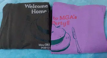 Mrs.GREENAPPLE T셔츠 2장 POPUP