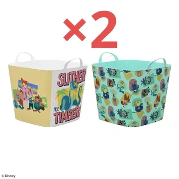 주토피아 2 플래티넘 잡화 빅 버킷 전 2종 세트 4개 zootpia