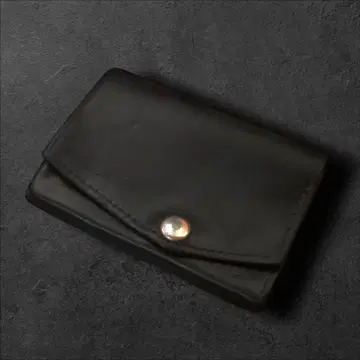 아브라사스 abrAsus 작은 지갑 부테로 가죽 에디션 블랙