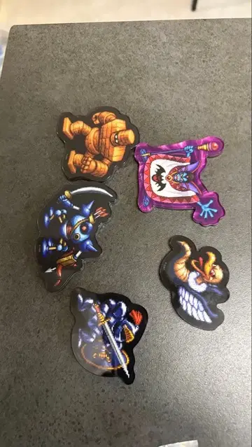 드래곤 퀘스트 캐릭터 마그넷 로토 삼부작 5개 세트