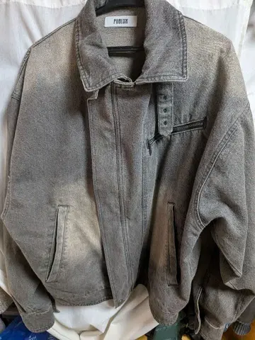 PUBLUX 그레이 데님 자켓